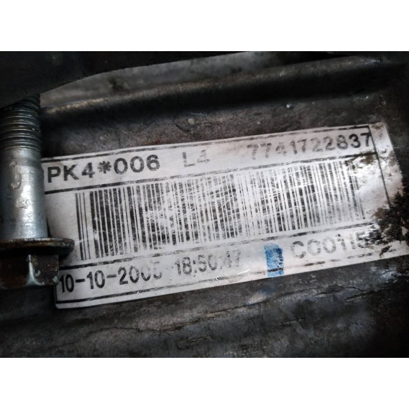 Recambio de caja cambios para renault laguna ii (bg0) luxe privilege referencia OEM IAM PK4006 3