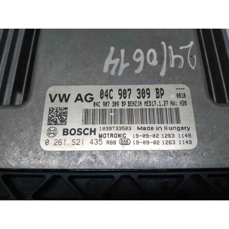 Recambio de centralita motor uce para seat arona xcellence edition referencia OEM IAM 04C907309BP 0261S21435 BOSCH - Blanco 3