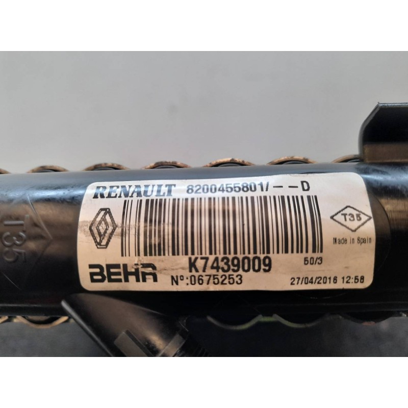 Recambio de radiador agua para mercedes-benz citan (w415) furgon 108 cdi lang (a2) (415603) referencia OEM IAM 8200455801 - Blanco 2