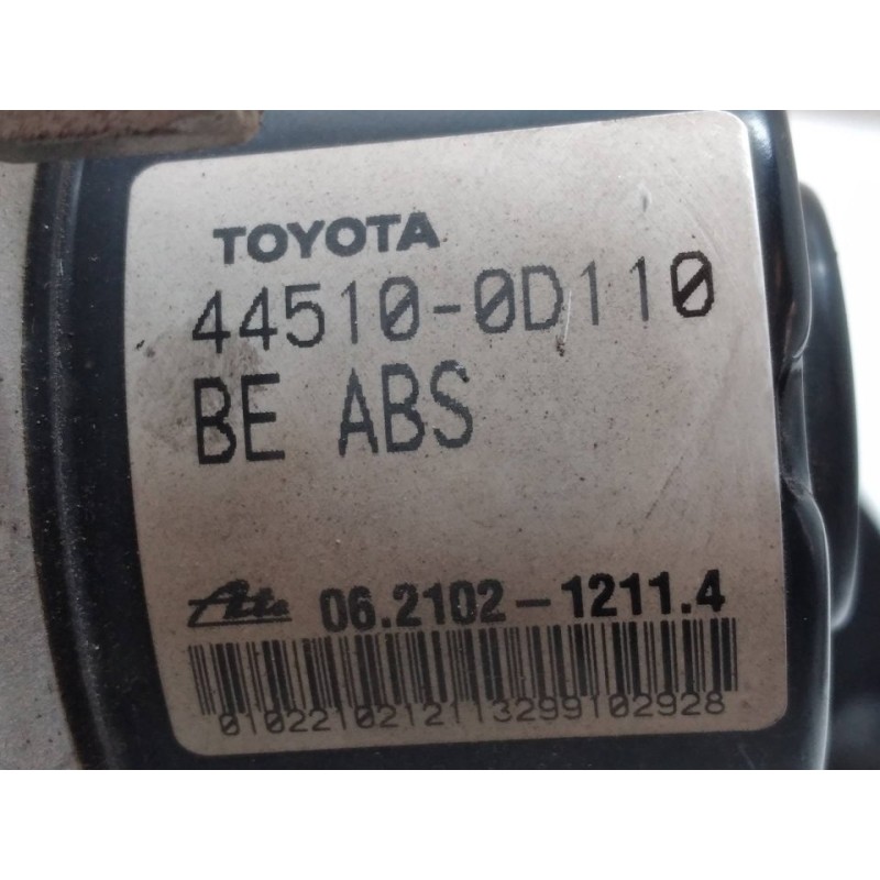 Recambio de abs para toyota yaris ts referencia OEM IAM 445100D110 06210212114 ATE - Negro 2