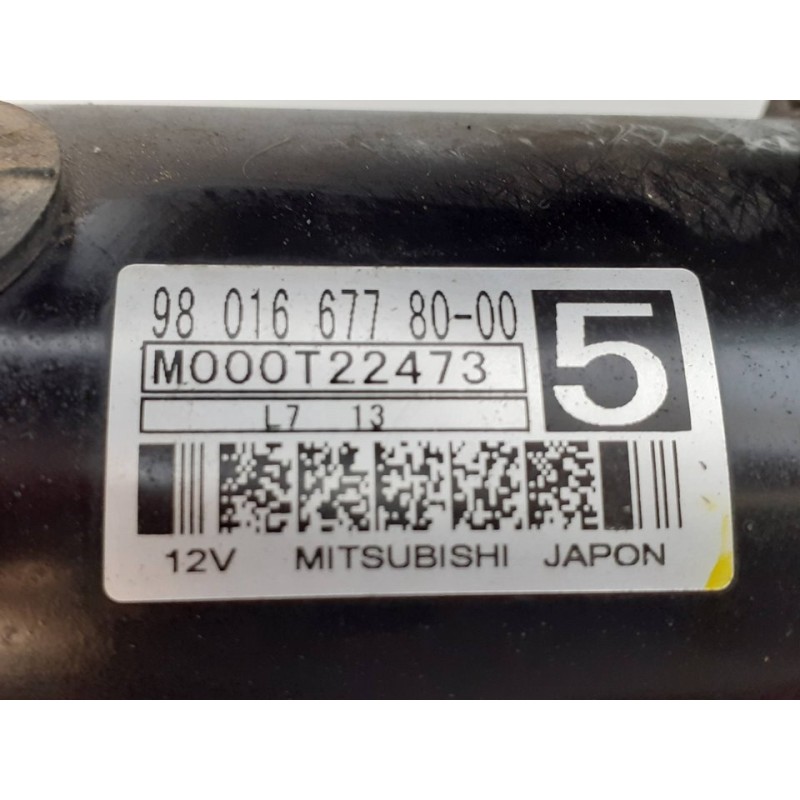 Recambio de motor arranque para peugeot 3008 allure referencia OEM IAM 9801667780 M000T22473 3