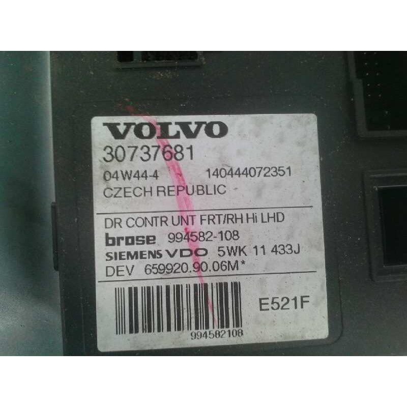 Recambio de elevalunas delantero derecho para volvo s40 berlina 2.0 diesel cat referencia OEM IAM 5WK11433J  994582108 3
