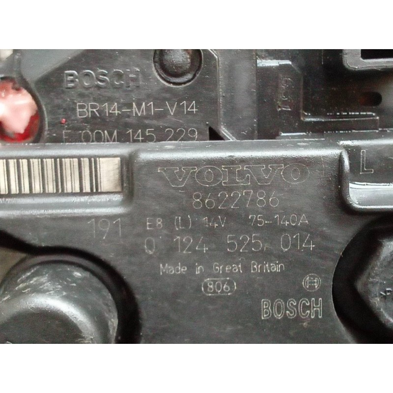 Recambio de alternador para volvo s60 berlina 2.4 (125kw) referencia OEM IAM 0124525014 8622786 BOSCH - Negro 3