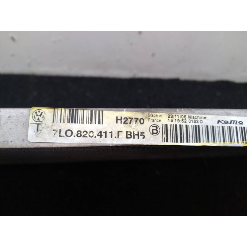 Recambio de condensador / radiador aire acondicionado para volkswagen touareg (7la) tdi v10 referencia OEM IAM 7L0820411F - Gris 2