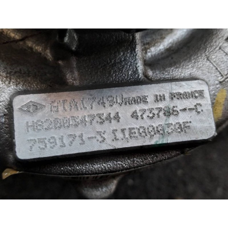 Recambio de turbocompresor para renault laguna ii (bg0) luxe privilege referencia OEM IAM H8200347344 7591713 GTA1749V 4