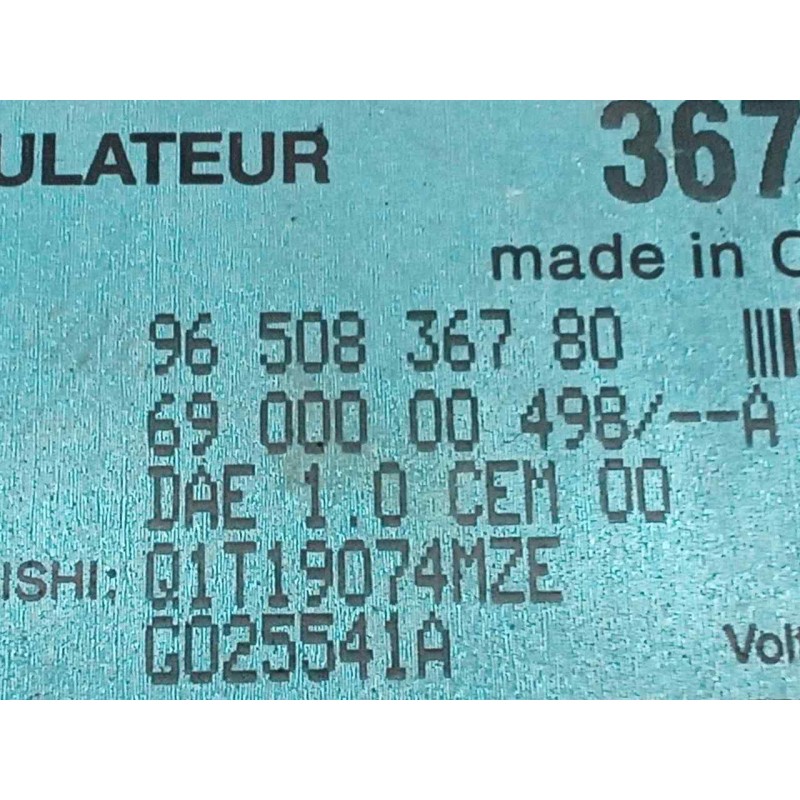 Recambio de centralita check control para citroën c2 vtr referencia OEM IAM 9650836780 6900000498A - Azul 3