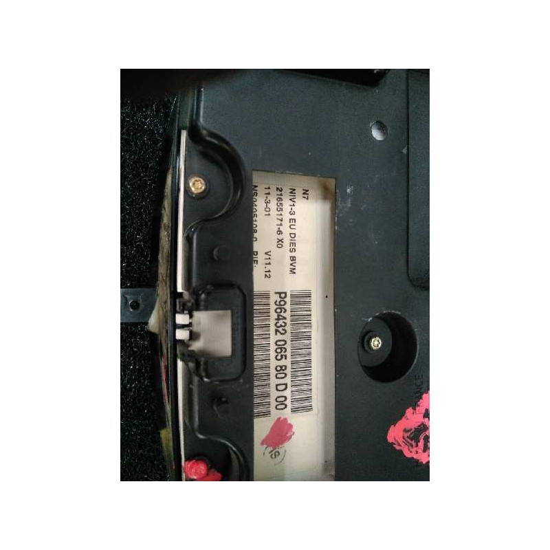 Recambio de cuadro instrumentos para citroën xsara berlina 1.9 turbodiesel referencia OEM IAM 216158859 50954 SAGEM 3