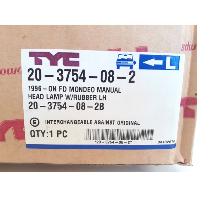 Recambio de faro izquierdo para ford mondeo berlina (gd) referencia OEM IAM 203754082 18123 2