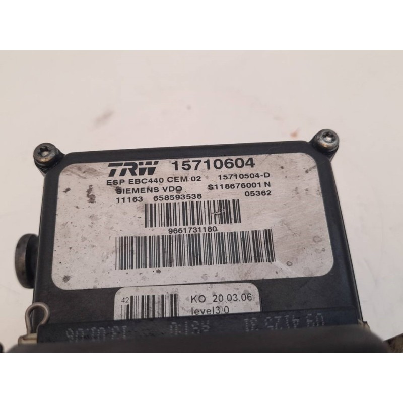 Recambio de abs para peugeot 407 st confort referencia OEM IAM 15710604 S118676001N 9661731180 2