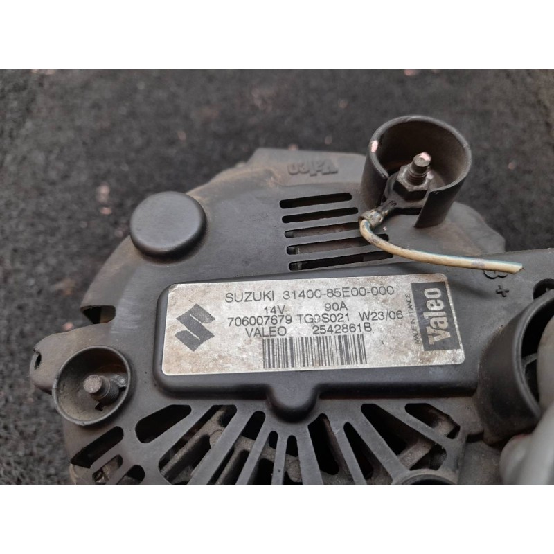Recambio de alternador para suzuki swift berlina (mz) gl (3-ptas.) referencia OEM IAM 3140085E00 2542861B VALEO - Negro 4
