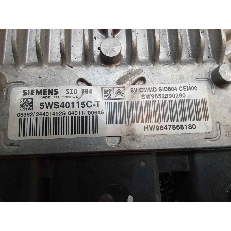 Recambio de centralita motor uce para citroën c2 vtr referencia OEM IAM 9652890280 9647568180 5WS40115CT - Azul 3