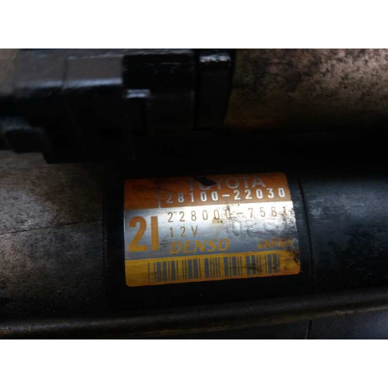Recambio de motor arranque para toyota rav 4 (a2) 1.8 luna (2003) referencia OEM IAM 2810022030 2280007581 DENSO - Negro 4