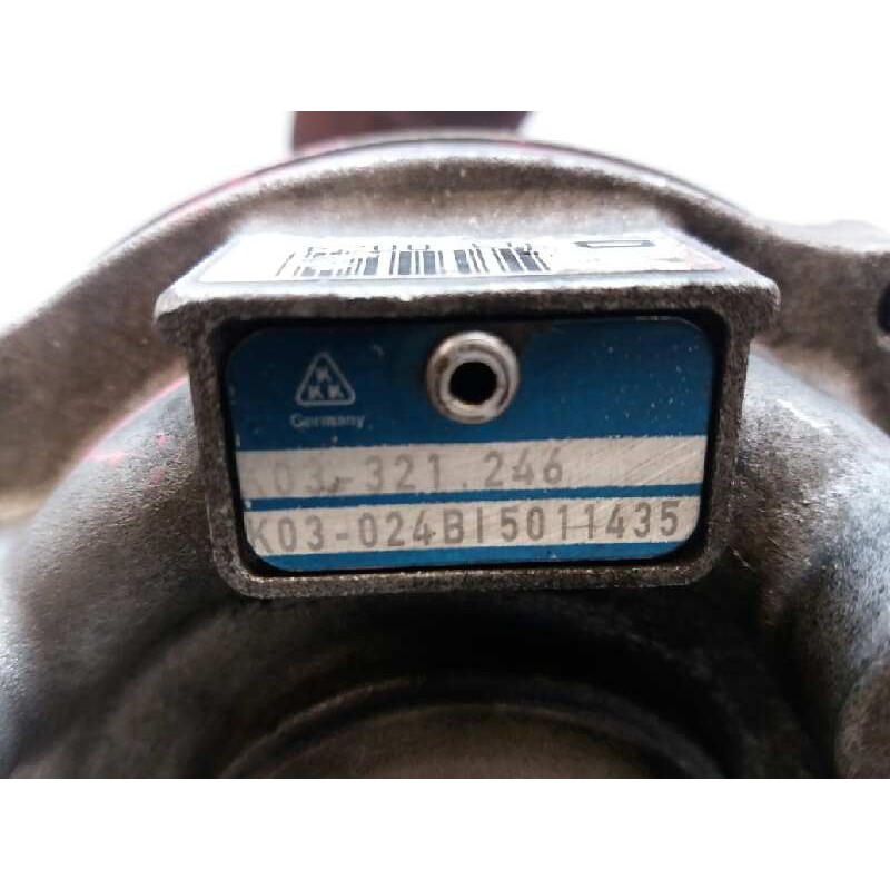 Recambio de turbocompresor para peugeot 406 berlina (s1/s2) 2.0 hdi cat referencia OEM IAM K03321246 141340 KKK 5