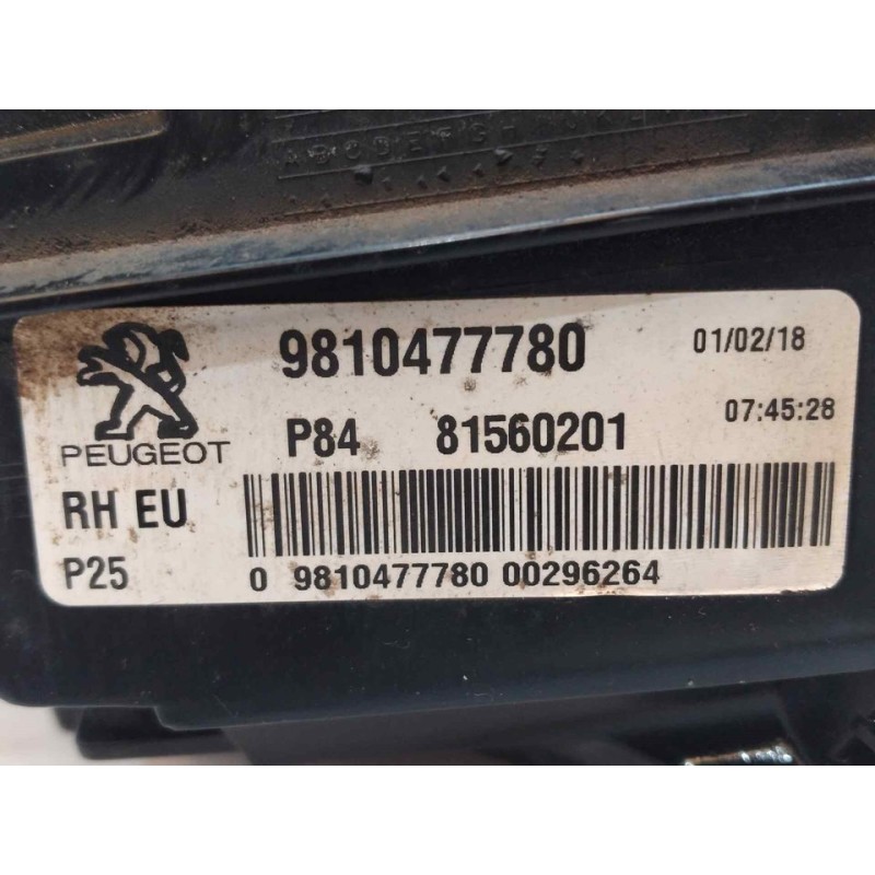 Recambio de piloto trasero derecho interior para peugeot 3008 allure referencia OEM IAM 9810477780 3