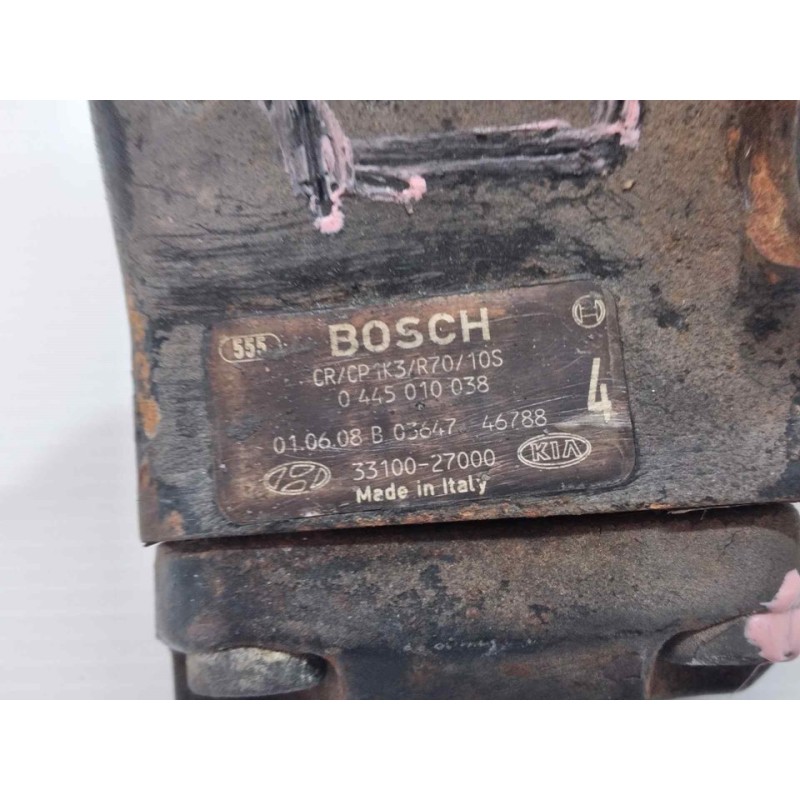 Recambio de bomba inyeccion para hyundai santa fe (sm) 2.0 gls crdi 4x4 referencia OEM IAM 0445010038 3310027000 BOSCH 2
