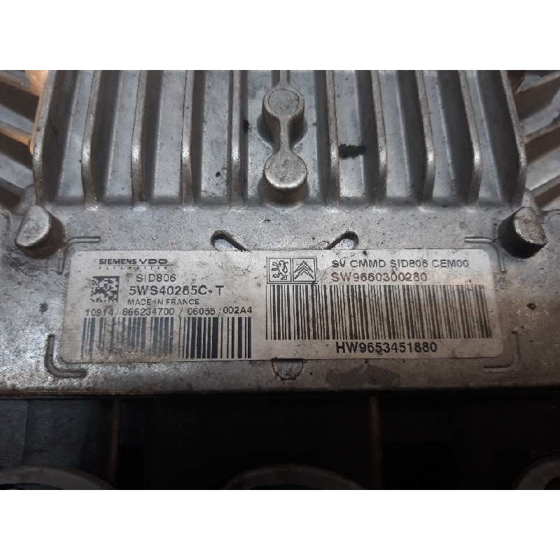 Recambio de centralita motor uce para citroën c3 1.4 hdi sx referencia OEM IAM HW9653451880 SW9660300280 - Azul 3