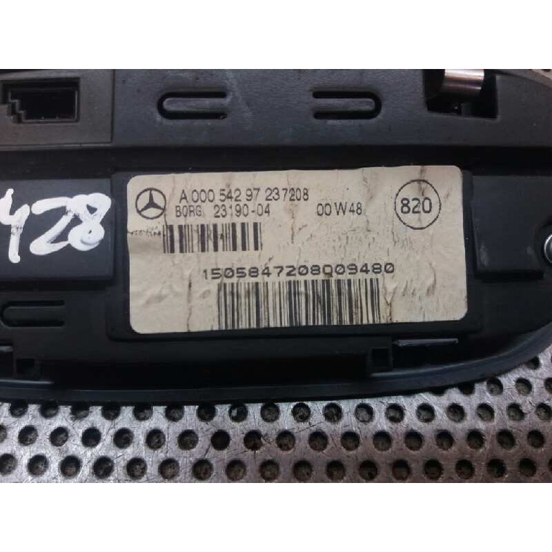 Recambio de pantalla multifuncion para mercedes-benz clase s (w220) berlina 500 (220.075) referencia OEM IAM A0005429723 - Negro 2