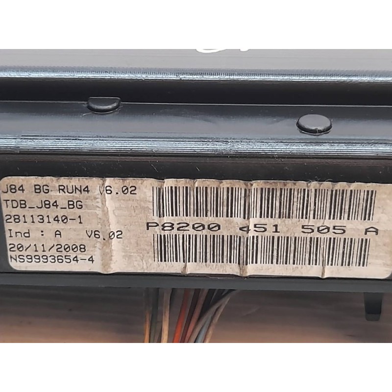 Recambio de cuadro instrumentos para renault scenic ii confort authentique referencia OEM IAM P8200451505A 2