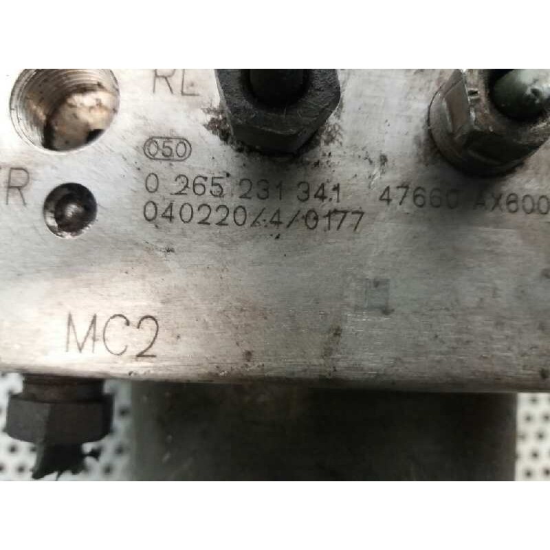 Recambio de abs para nissan micra (k12e) 1.5 dci turbodiesel cat referencia OEM IAM 0265231341 0265800319 BOSCH - Gris 2