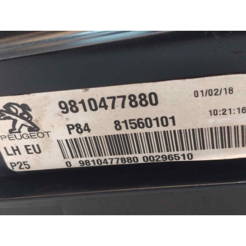 Recambio de piloto trasero izquierdo interior para peugeot 3008 allure referencia OEM IAM 9810477880 3