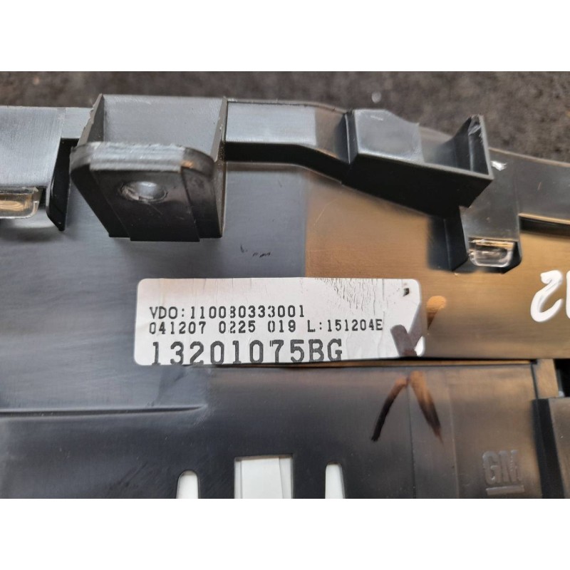 Recambio de cuadro instrumentos para opel meriva innovation referencia OEM IAM 13201075BG 110080333001 4