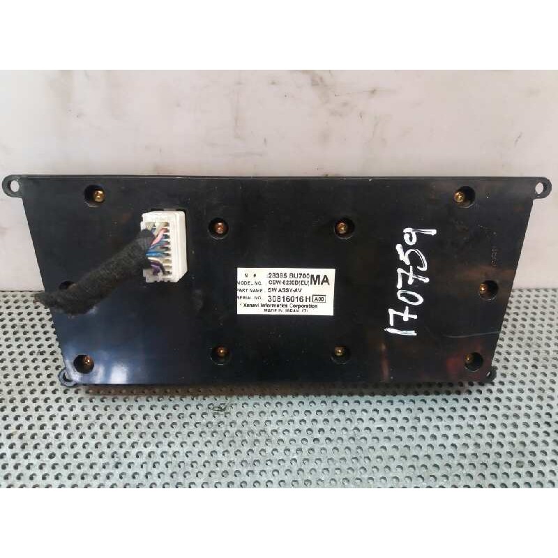 Recambio de mando climatizador para nissan almera tino (v10m) acenta referencia OEM IAM 28395BU700MA 30816016H - Gris 3