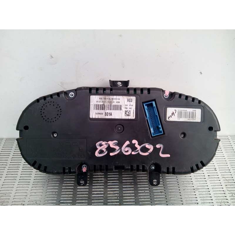 Recambio de cuadro instrumentos para seat ibiza (6j5) copa referencia OEM IAM 6J0920801A V0304107011020701132 VDO - Negro 2
