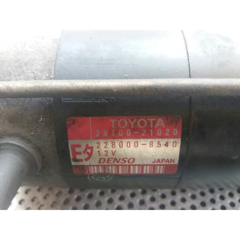 Recambio de motor arranque para toyota yaris (ncp1/nlp1/scp1) 1.3 linea luna referencia OEM IAM 2810021020 2280008540 DENSO - Gris 4