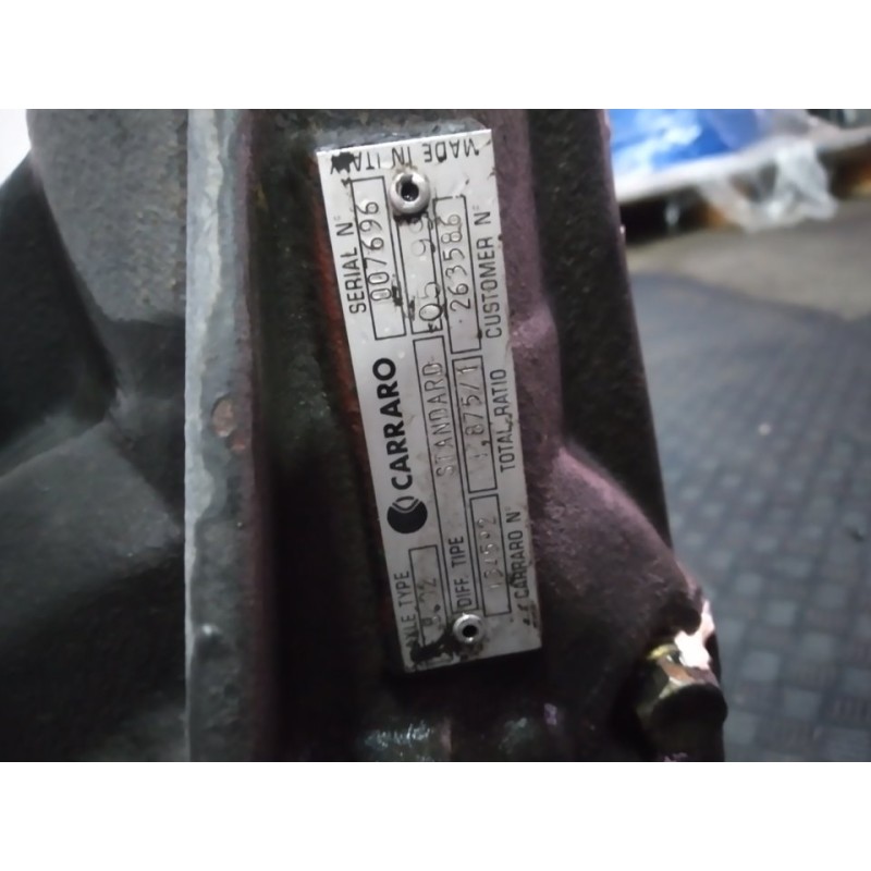 Recambio de puente trasero para piaggio (vespa) porter pick - up diesel referencia OEM IAM 134592 458751 263586 - Blanco 5