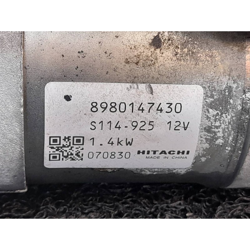 Recambio de motor arranque para opel meriva innovation referencia OEM IAM 8980147430  HITACHI 5