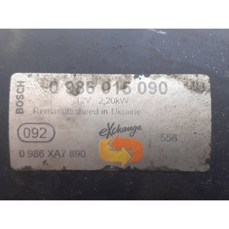 Recambio de motor arranque para ford fiesta berlina valore referencia OEM IAM 0986015090 2