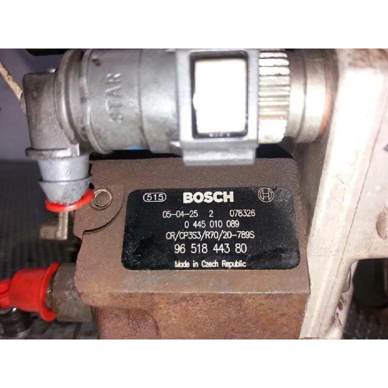 Recambio de bomba inyeccion para citroën xsara picasso 1.6 hdi 110 sx top referencia OEM IAM 0445010089 9651844380 4