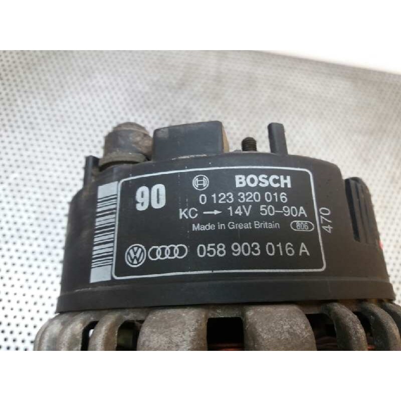 Recambio de alternador para audi a4 berlina (b5) 1.8 20v referencia OEM IAM 0123320016 058903016A BOSCH 3