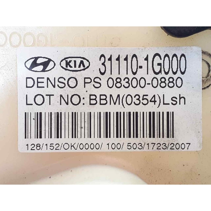 Recambio de aforador para kia rio 1.4 ex1 referencia OEM IAM 311101G000 - Negro 2