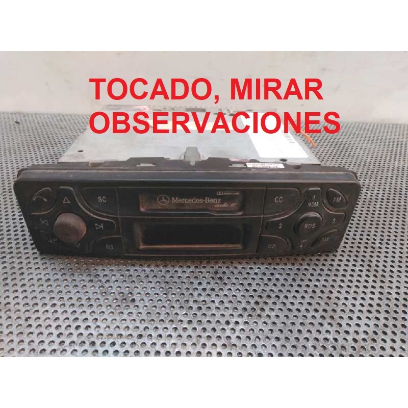 Recambio de sistema audio / radio cd para mercedes-benz clase c (w203) berlina 2.2 cdi cat referencia OEM IAM 2038201686  