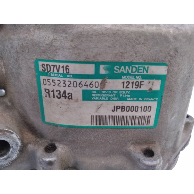 Recambio de compresor aire acondicionado para mg serie 45 (rt) classic (5-ptas.) referencia OEM IAM 1219F JPB000100 SANDEN - Gris 5