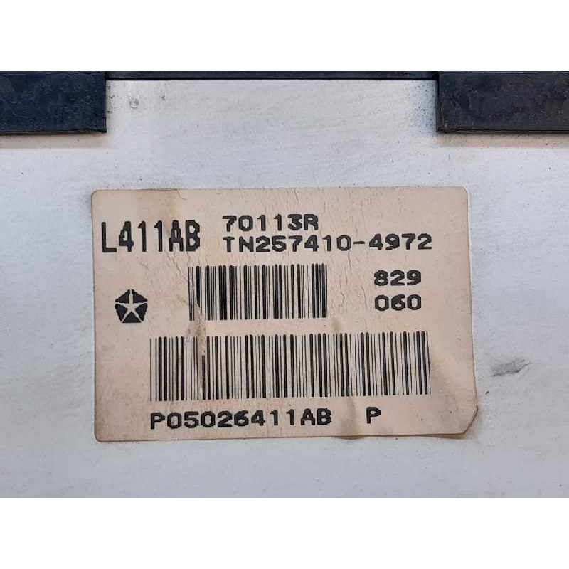 Recambio de cuadro instrumentos para chrysler 300 m (lr) 2.7 v6 referencia OEM IAM TN2574104972 5