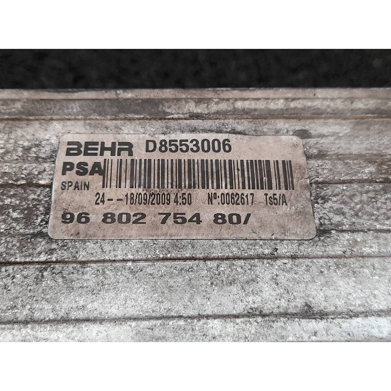 Recambio de intercooler para citroën c3 picasso sx referencia OEM IAM 9680275480 D8553006 - Blanco 3
