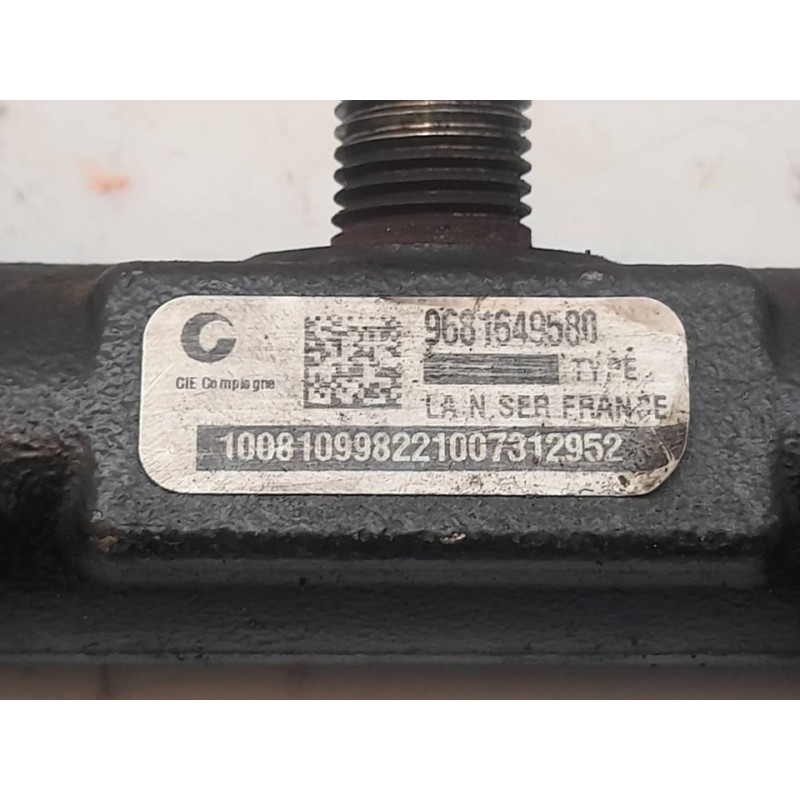 Recambio de rampa inyectora para fiat scudo combi (272) l1h1 120 multijet (5 pl.) referencia OEM IAM 9681649580 - Blanco 4