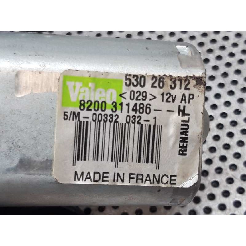 Recambio de motor limpia trasero para renault clio grandtour business referencia OEM IAM 820031486 53026312 - Negro 4