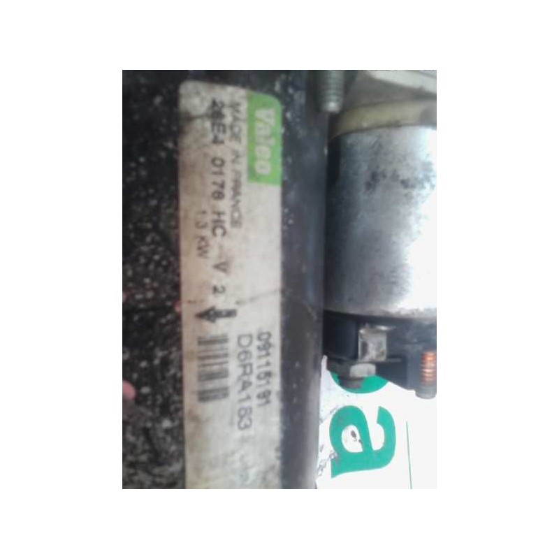 Recambio de motor arranque para opel corsa c 1.2 16v cat (z 12 xe / lw4) referencia OEM IAM 0911591 09115191 - Gris 2