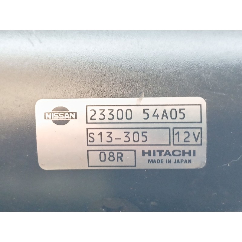 Recambio de motor arranque para nissan primera (p11) 2.0 td referencia OEM IAM 2330054A05 - Gris 2