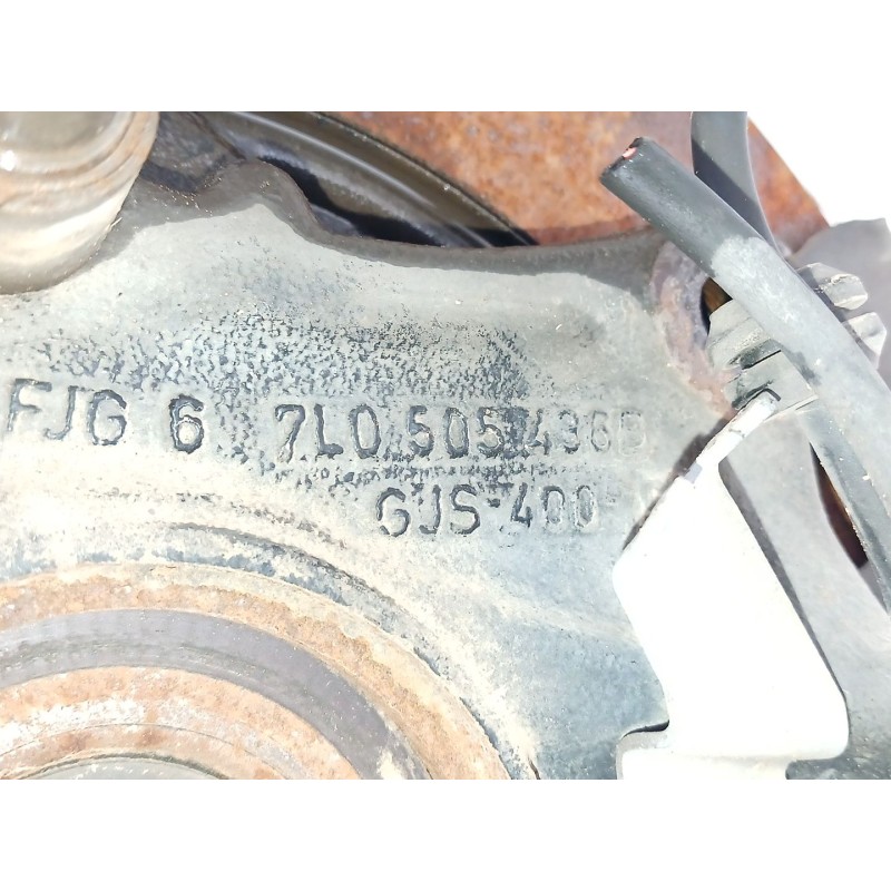 Recambio de mangueta trasera derecha para volkswagen touareg (7la) tdi v10 referencia OEM IAM 7L0505436B - Gris 2