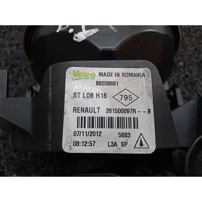 Recambio de faro antiniebla izquierdo para dacia sandero laureate referencia OEM IAM 90012264 261500097R - Blanco 3
