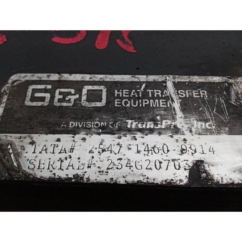 Recambio de intercooler para tata grand telcosport 2.0 tdi referencia OEM IAM 234G207037 254714609914 3