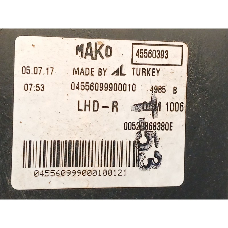 Recambio de faro derecho para fiat qubo (300) trekking referencia OEM IAM 45560393 - Negro 2
