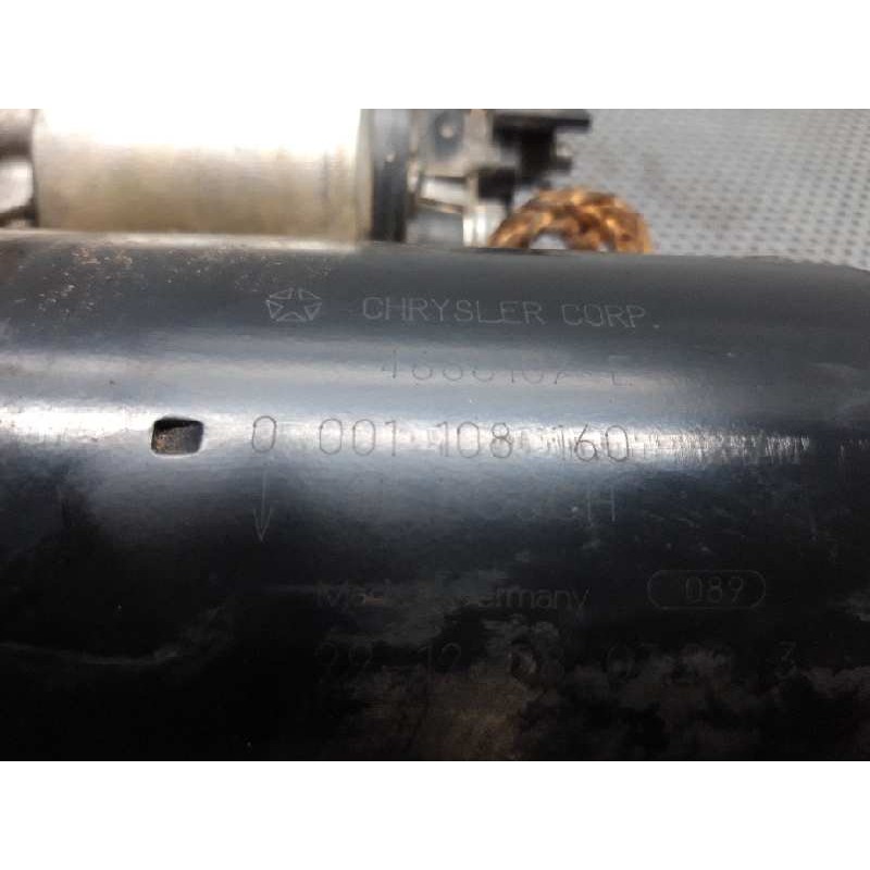 Recambio de motor arranque para chrysler voyager (gs) 2.4 le referencia OEM IAM 0001108160 4686107E 5