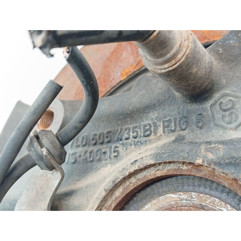 Recambio de mangueta trasera izquierda para volkswagen touareg (7la) tdi v10 referencia OEM IAM 7L0505435B - Gris 2
