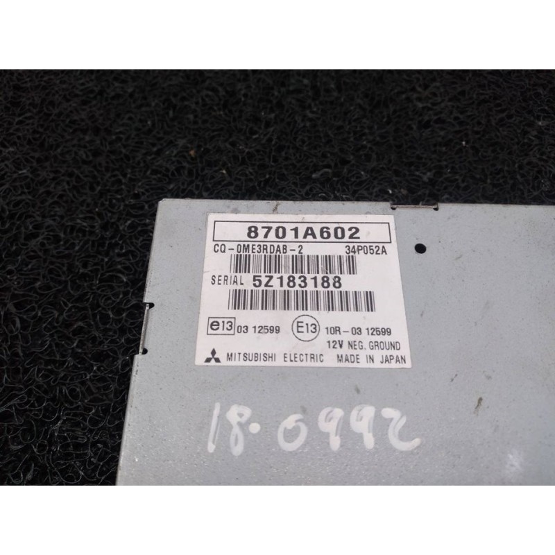 Recambio de centralita check control para mitsubishi space star (a00) motion referencia OEM IAM 8701A602 5Z183188 - Blanco 2