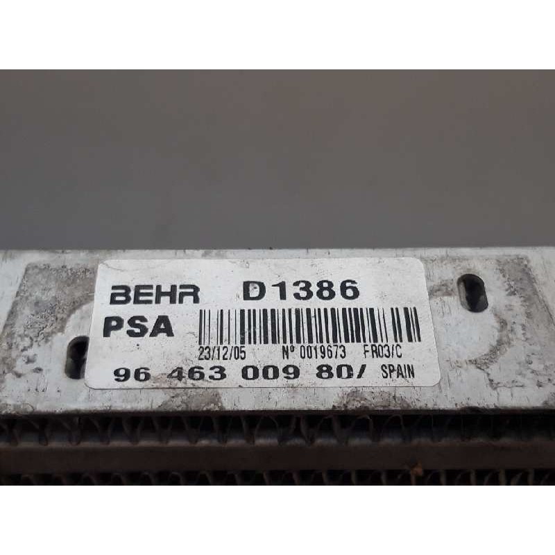 Recambio de intercooler para peugeot 407 coupe 2.7 hdi fap cat (uhz / dt17ted4) referencia OEM IAM 9646300980 2